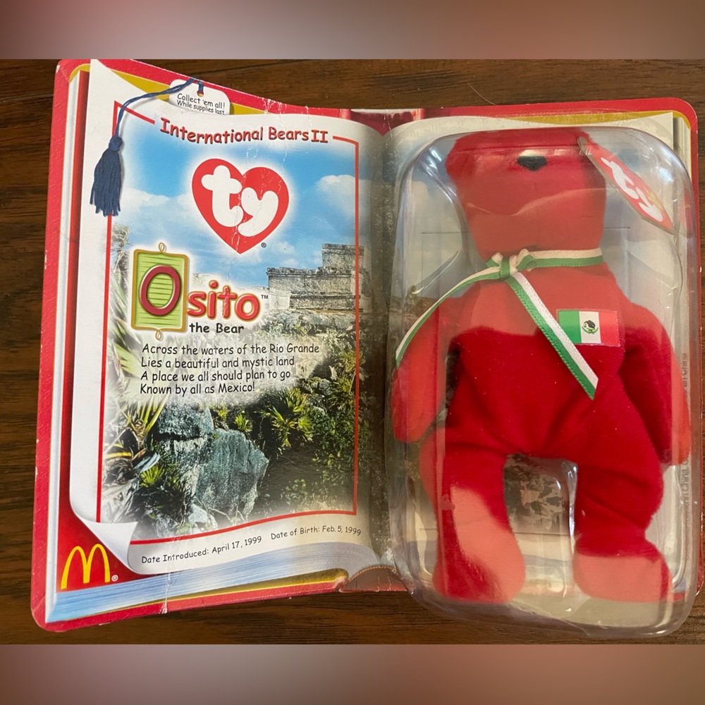 Beanie Baby Mexico International Bears Collectible